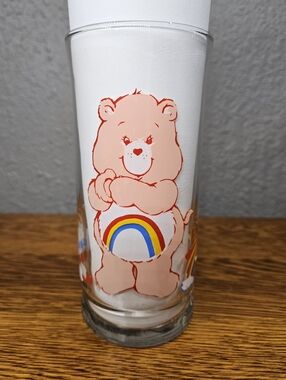 Care Bears Cheer Bear Glass 1983